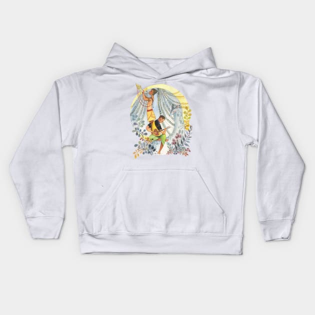 Gemini Kids Hoodie by Alina Chau